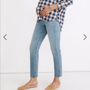 Madewell Maternity Over-the-Belly Perfect Vintage Jeans in Banner Wash